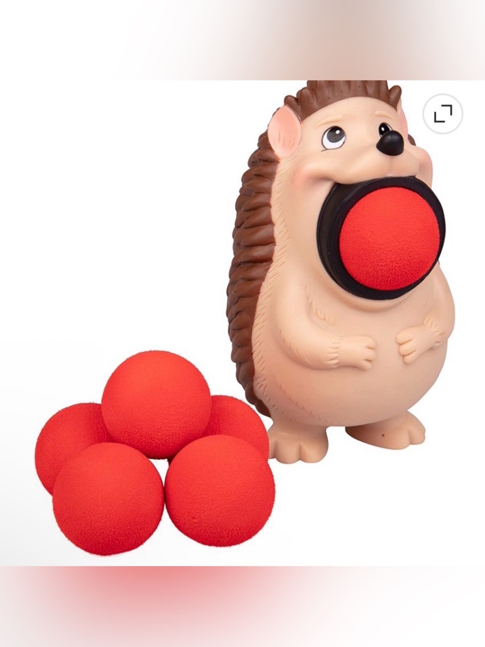 Low Start* Hedgehog Popper Squeezable Foam Shooter Balls SUPER FUN-NIB - Picture 3 of 3